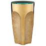 1_Currey & Company 21.5" Stainless Steel and Glass Lemy Brass Drinks