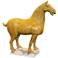Currey & Company 21.5" Tang Dynasty Large Persimmon Horse