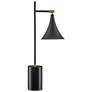 Thumbnail4 of Currey & Company 23.0" Bibliophile Black Marble Table Lamp more views
