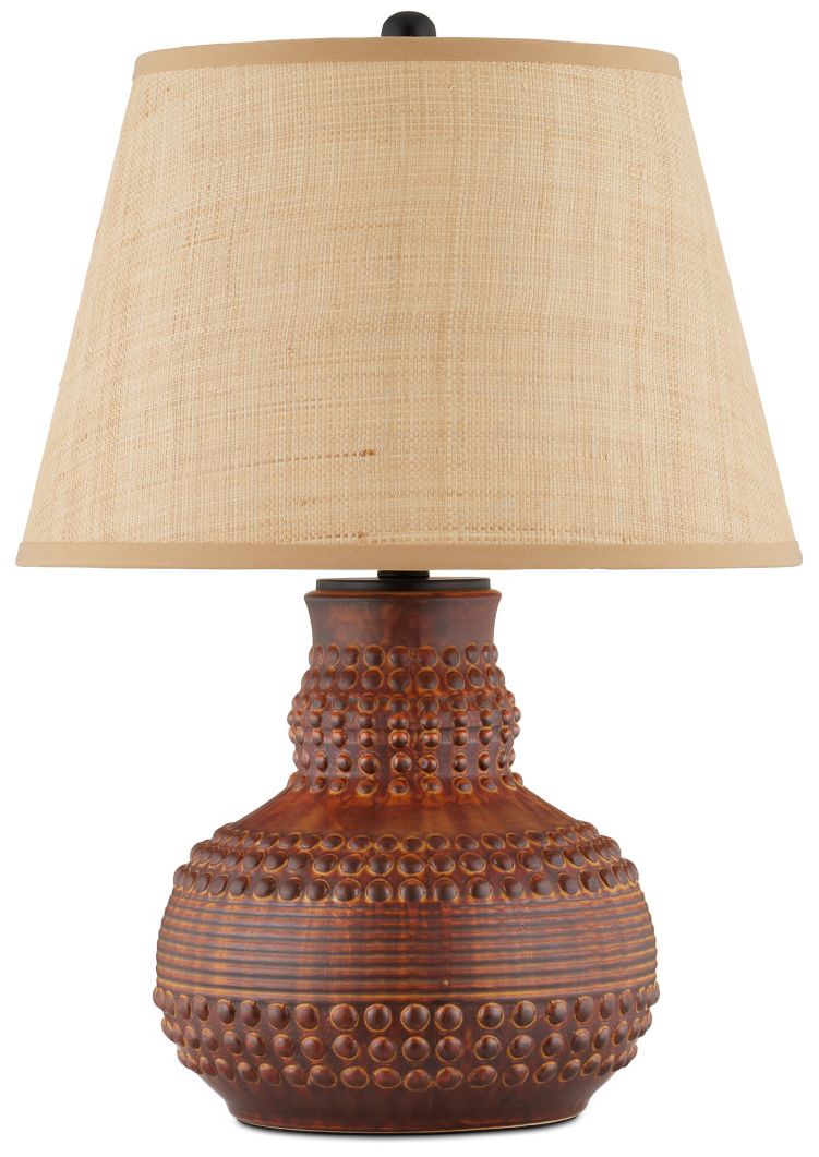 Image 5 Currey & Company 23.25" Atamo Brown Table Lamp more views