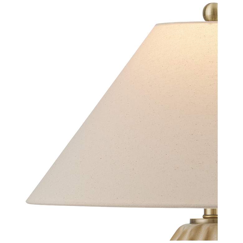 Image 4 Currey & Company 23.25" Edgemoor Beige Table Lamp more views