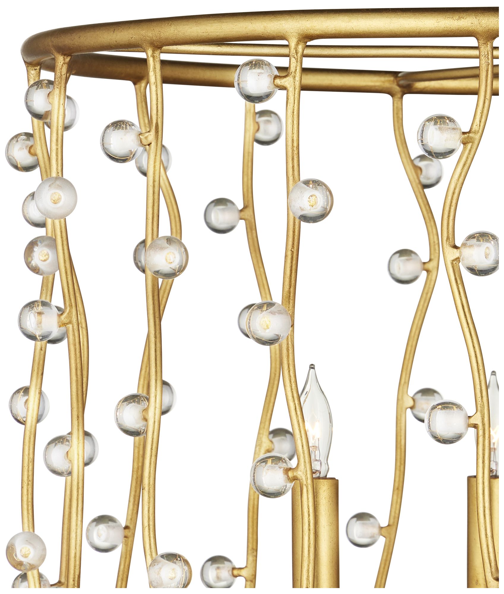 Image 2 Currey & Company 23.5" Adagio 4-Light Crystal Chandelier more views