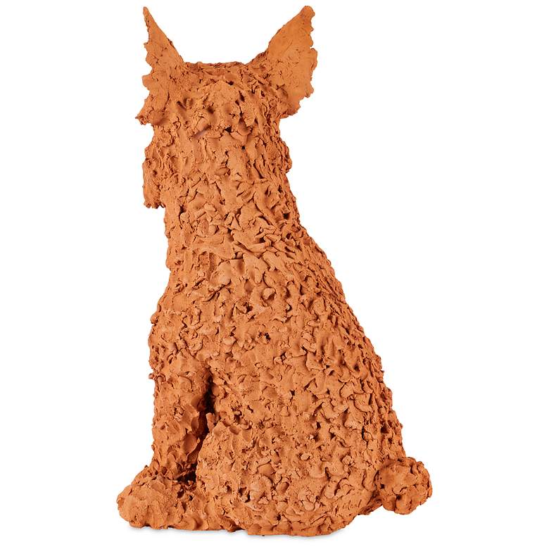 Image 3 Currey & Company 23.5" Terracotta Oscar the Scottish Terrier more views