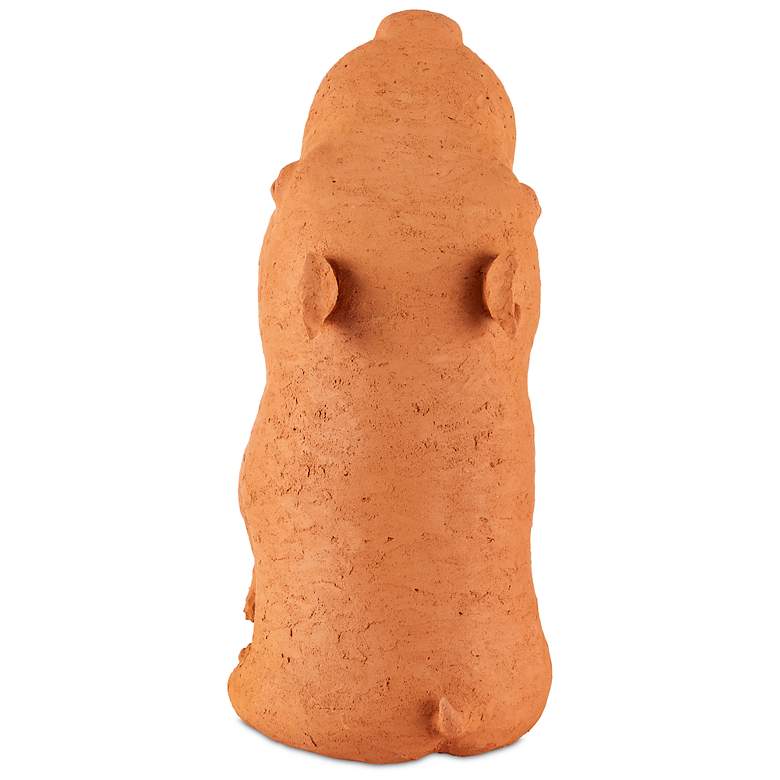 Image 5 Currey & Company 23.5" Terracotta Sam the Mutt more views