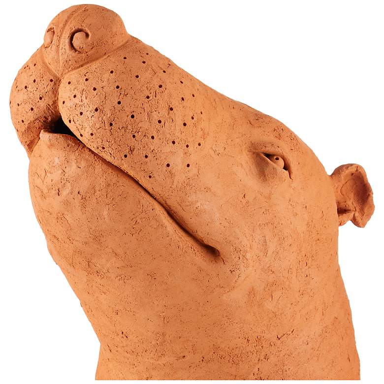 Image 6 Currey & Company 23.5" Terracotta Sam the Mutt more views