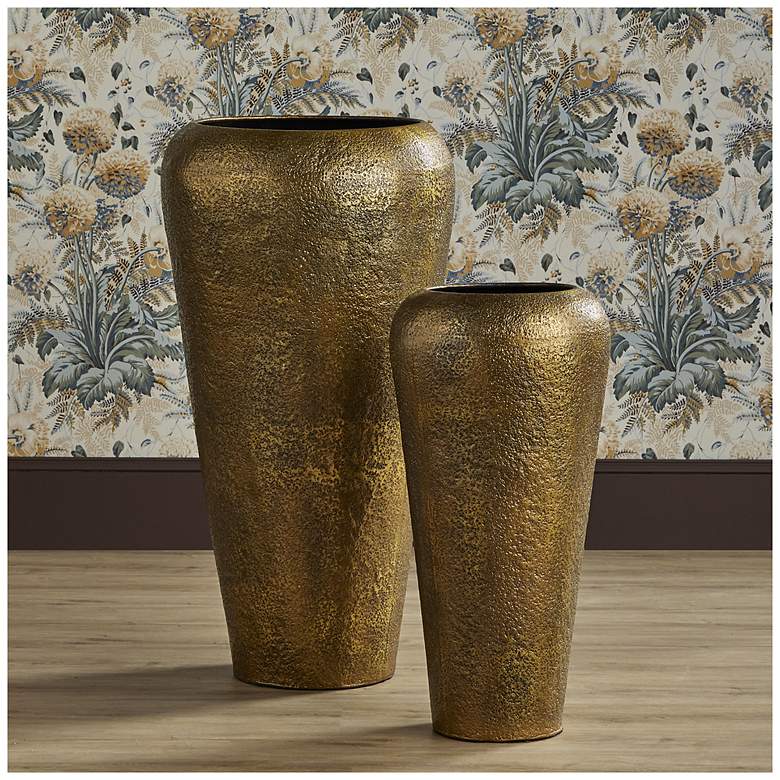 Image 1 Currey & Company 24" Aladdin Vase Set of 2