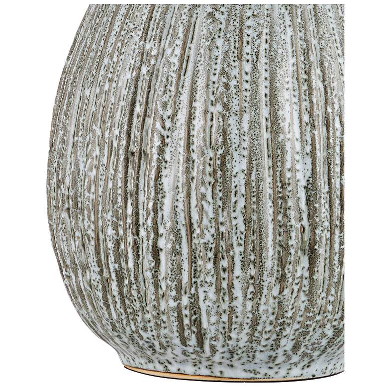 Image 2 Currey & Company 24" Fidella Black White Table Lamp more views