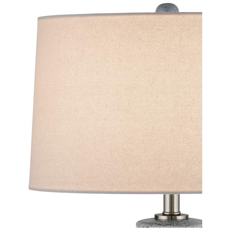 Image 3 Currey & Company 24" Fidella Black White Table Lamp more views