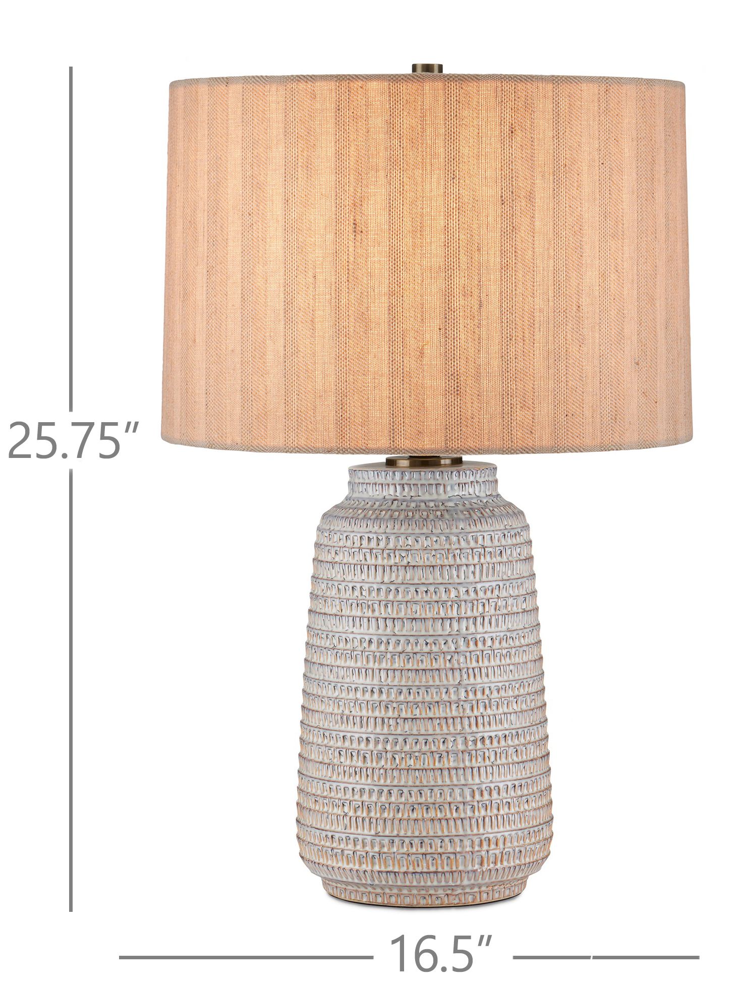 Currey & Company 25.75" Owen Ceramic Table Lamp