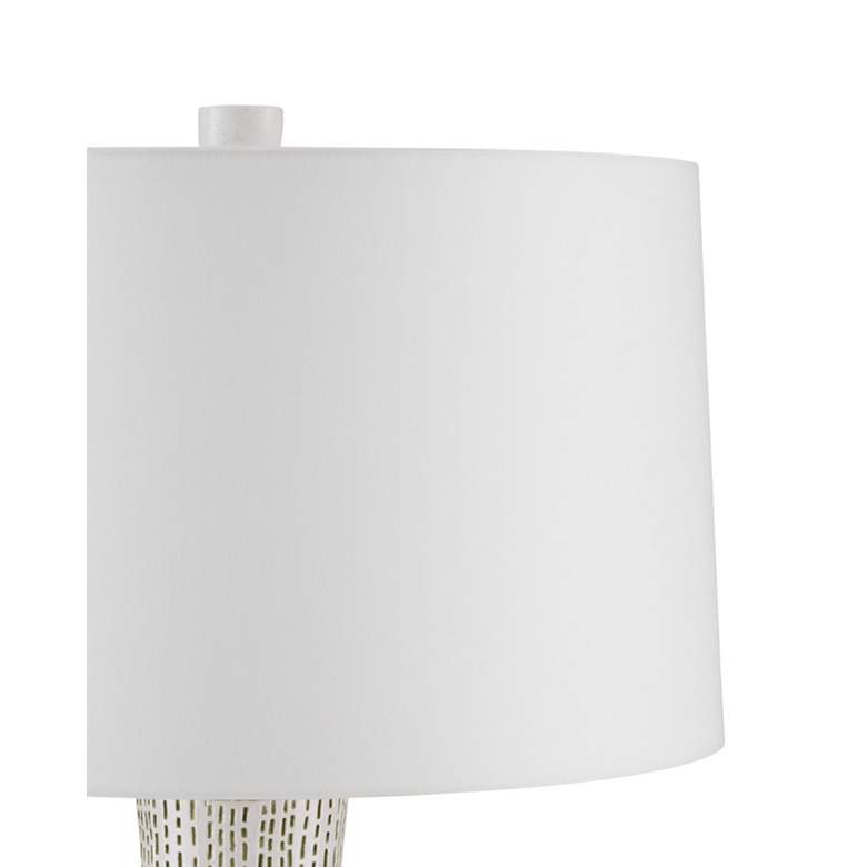 Image 4 Currey & Company 26.25" Dash White Table Lamp more views