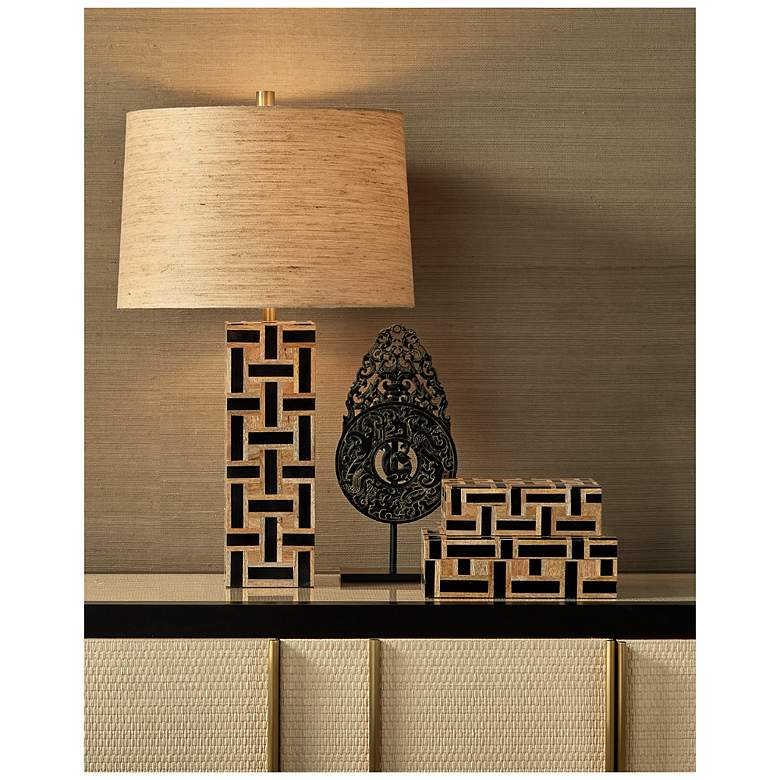 Image 6 Currey & Company 26.5" Aarna Black Table Lamp more views