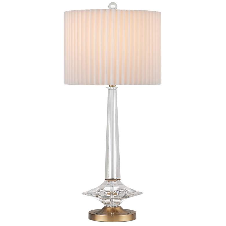 Image 1 Currey & Company 26.75" Anton Crystal Table Lamp
