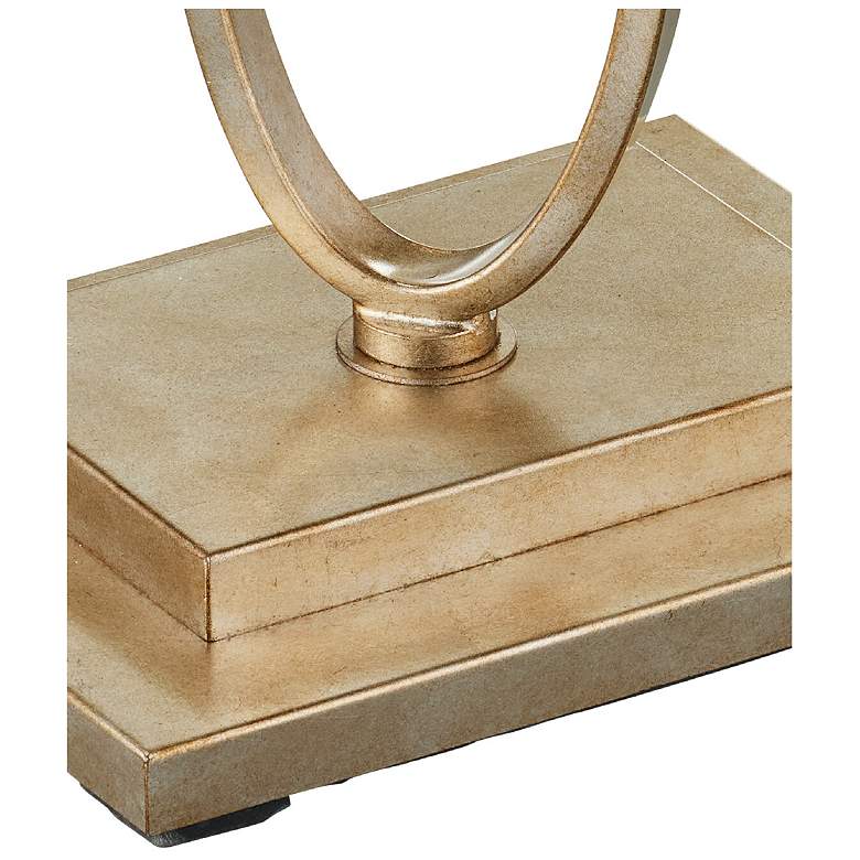 Image 3 Currey & Company 27.25" Bangle Champagne Accent Table more views