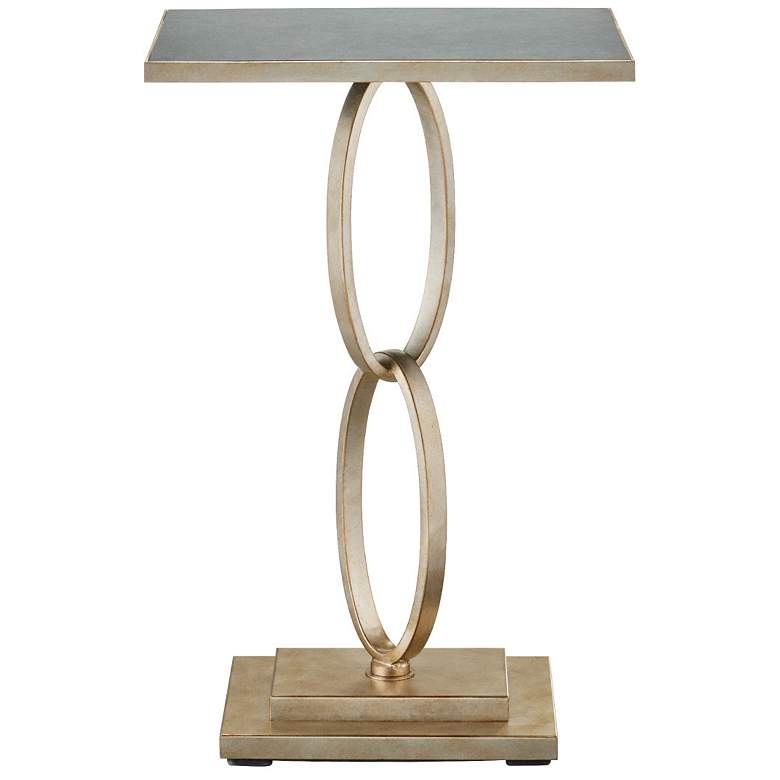 Image 5 Currey & Company 27.25" Bangle Champagne Accent Table more views