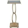 6_Currey & Company 27.25" Bangle Champagne Accent Table more views