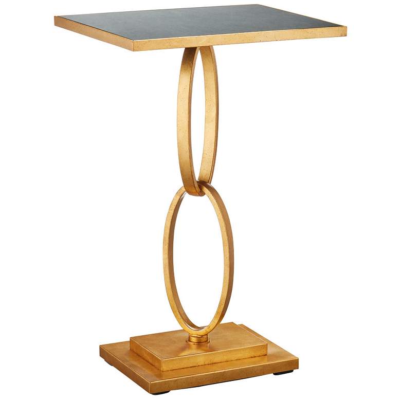 Image 1 Currey & Company 27.25" Bangle Gold Accent Table