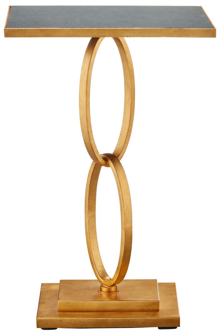 Image 5 Currey & Company 27.25" Bangle Gold Accent Table more views