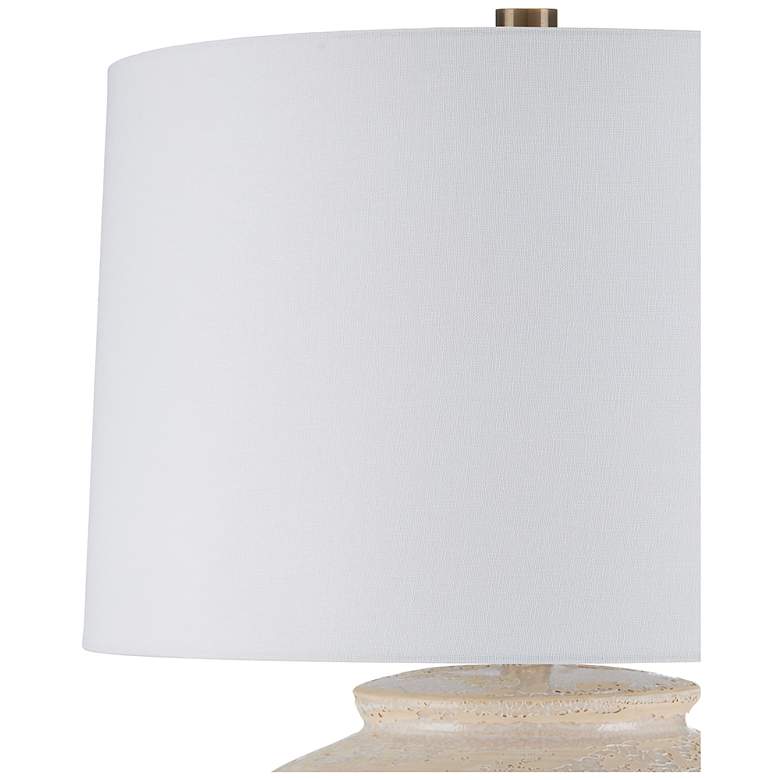 Image 4 Currey & Company 27.5" Mimi Ivory Ceramic Table Lamp more views