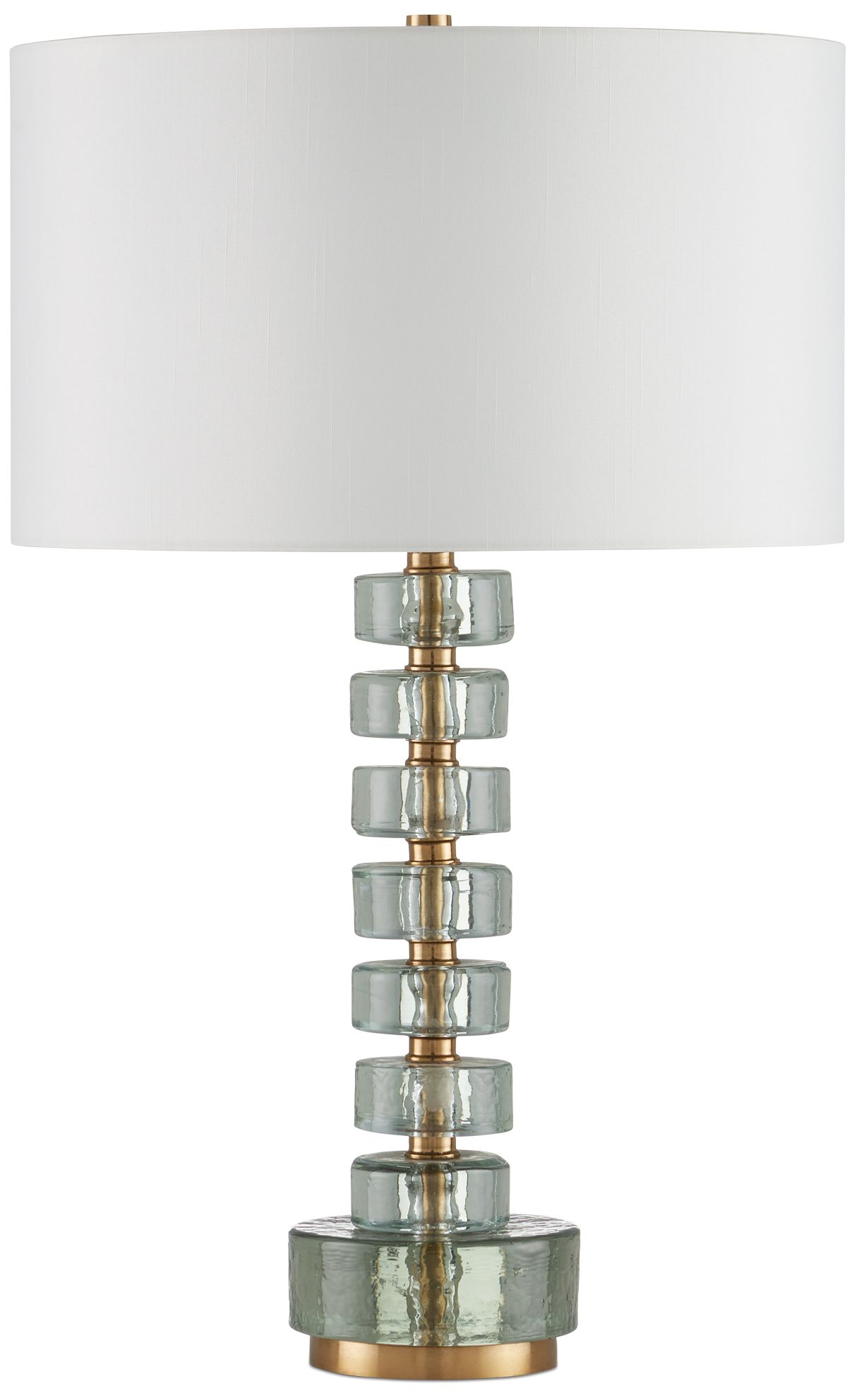 Image 4 Currey & Company 27.5" Mystras Cast Glass Table Lamp more views