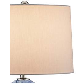 Image3 of Currey & Company 27.5" Pallas Blue Table Lamp more views