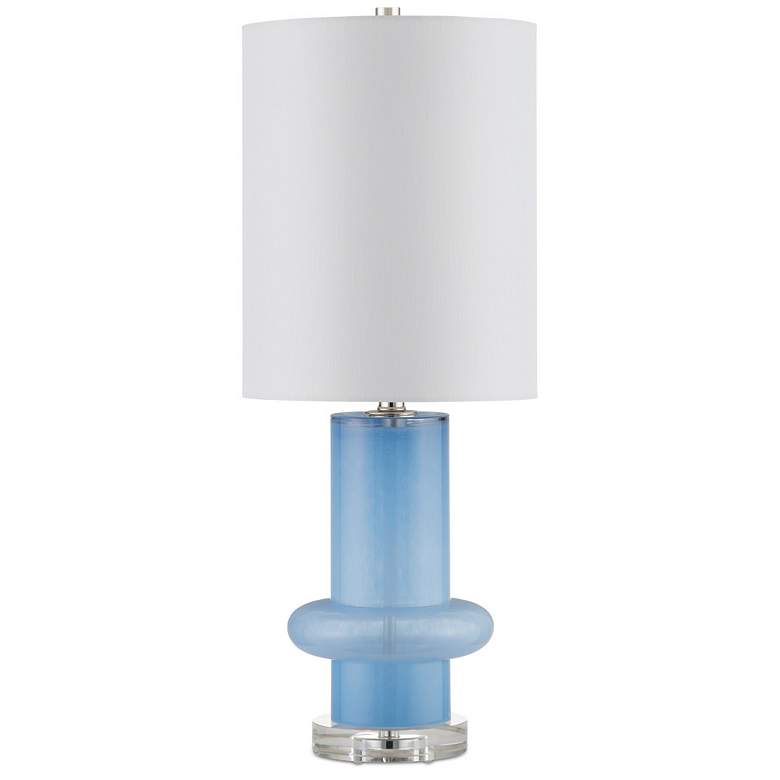 Image 4 Currey & Company 27.75" Aquaviva Blue Table Lamp more views