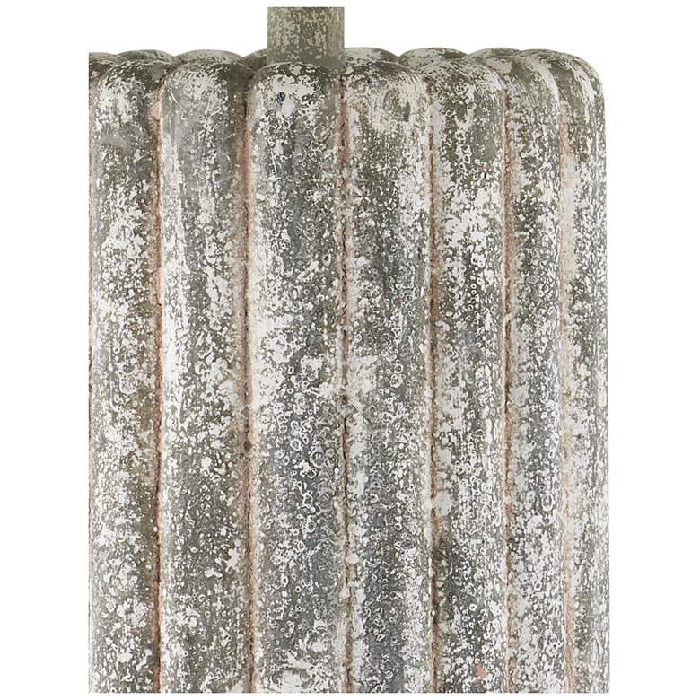 Image 3 Currey & Company 27 1/2" Boudoirs Concrete Table Lamp more views
