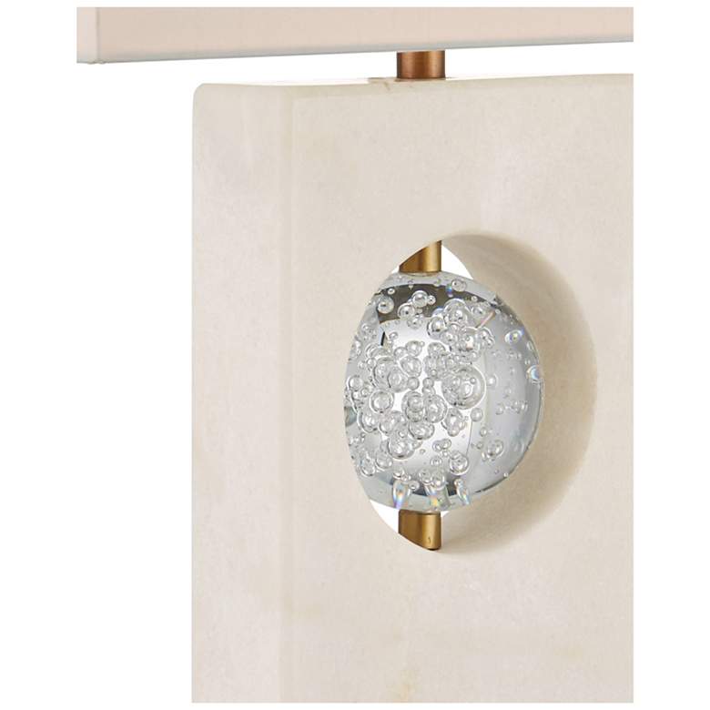 Image 3 Currey & Company 27" Radiant White Table Lamp more views