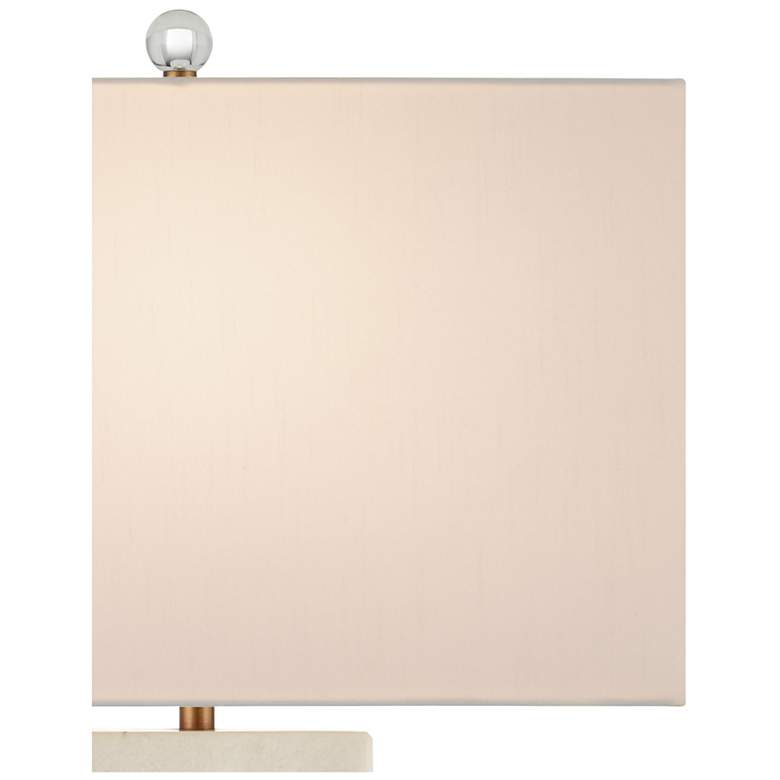Image 5 Currey & Company 27" Radiant White Table Lamp more views