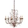 Currey &amp; Company 27" Wide Crystal Chandelier