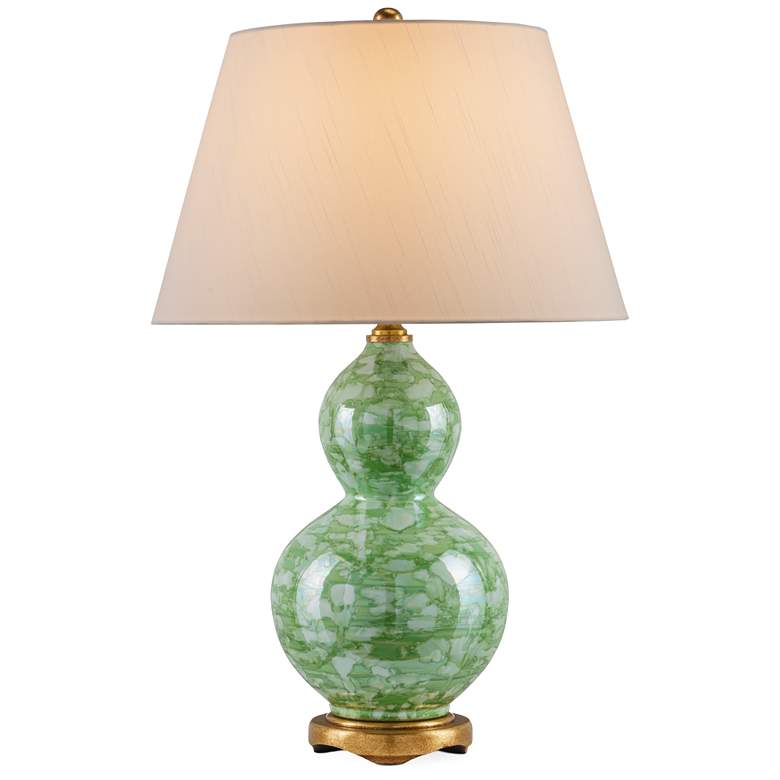 Image 1 Currey & Company 28.25" Eau de Nil Porcelain Table Lamp