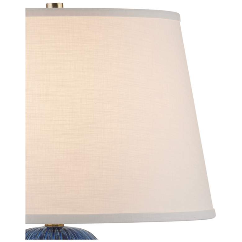 Image 3 Currey & Company 28.5" Salacia Blue Table Lamp more views