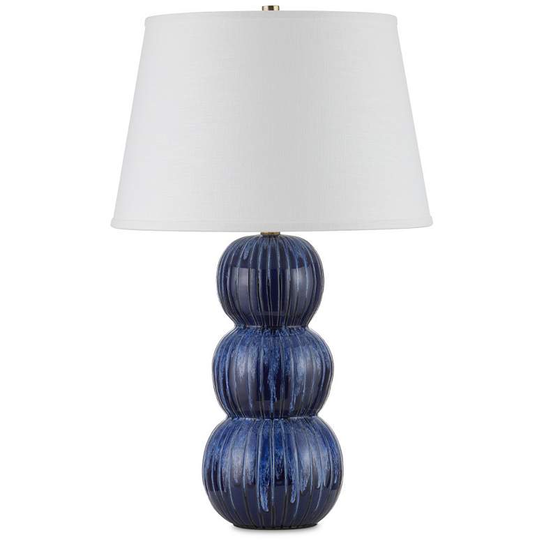 Image 4 Currey & Company 28.5" Salacia Blue Table Lamp more views