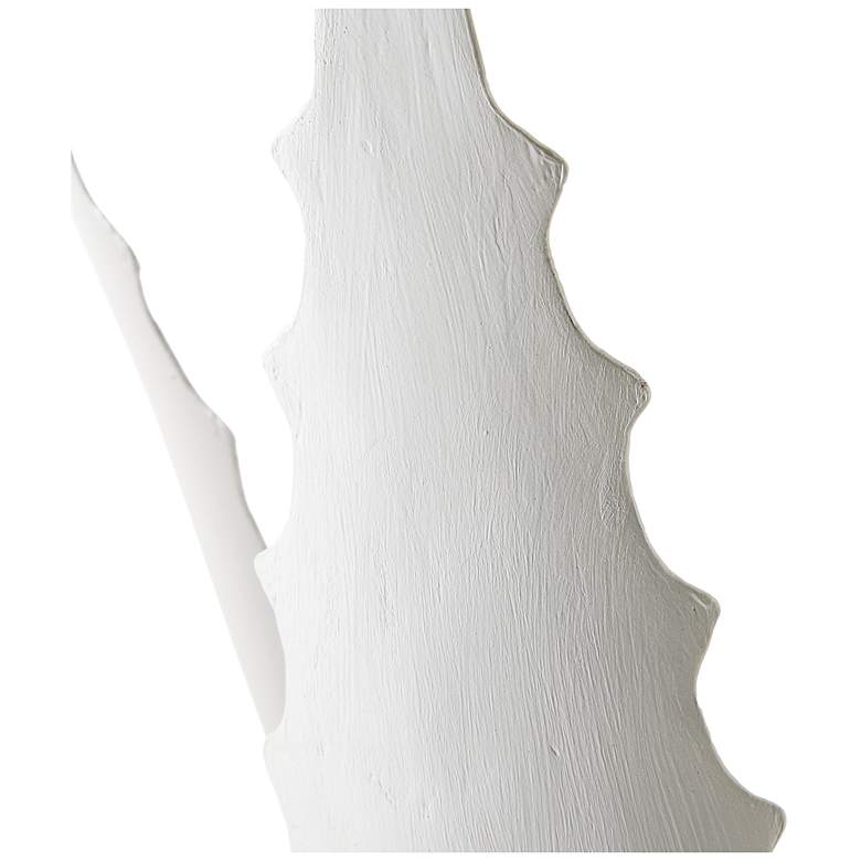 Image 3 Currey & Company 28" Agave White Objet more views