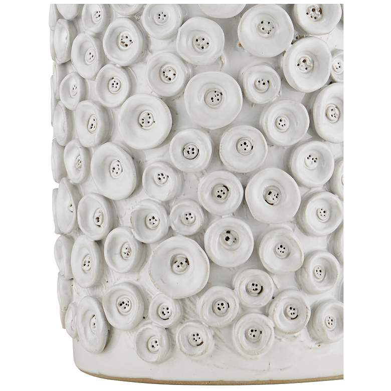Image 2 Currey & Company 28" Buttons White Table Lamp more views