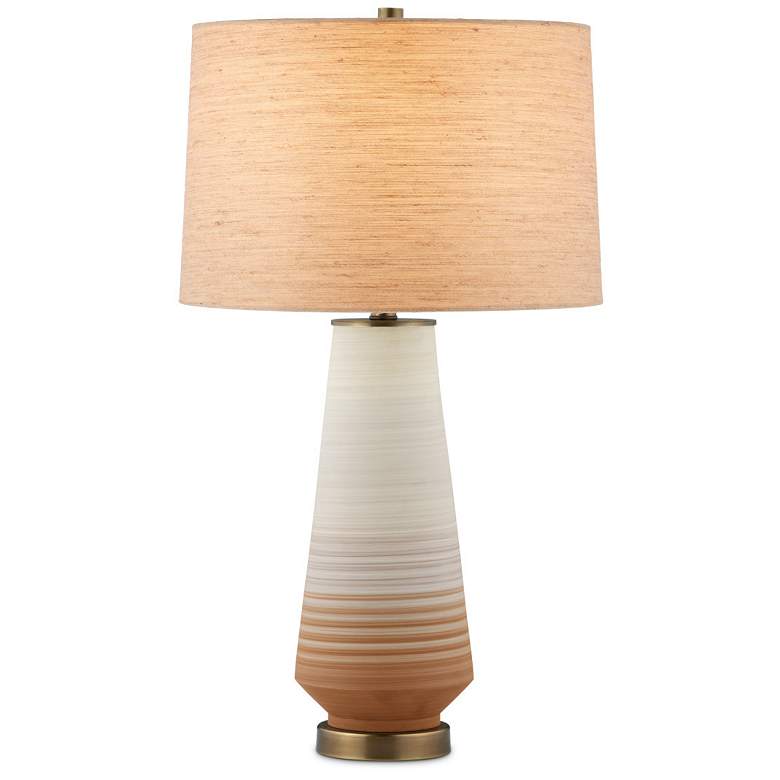 Image 1 Currey & Company 28" Geologie Ombre Table Lamp