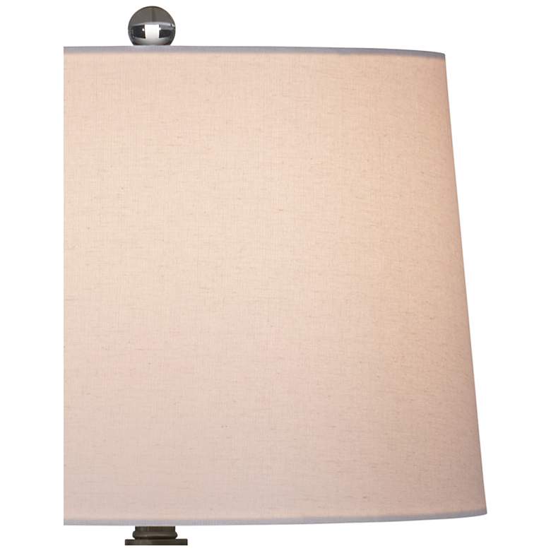 Image 4 Currey & Company 29 3/4" Modern Ceramic Anjou Green Table Lamp more views