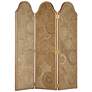 2_Currey & Company 3-Panel Room Divider Sisal Screen more views