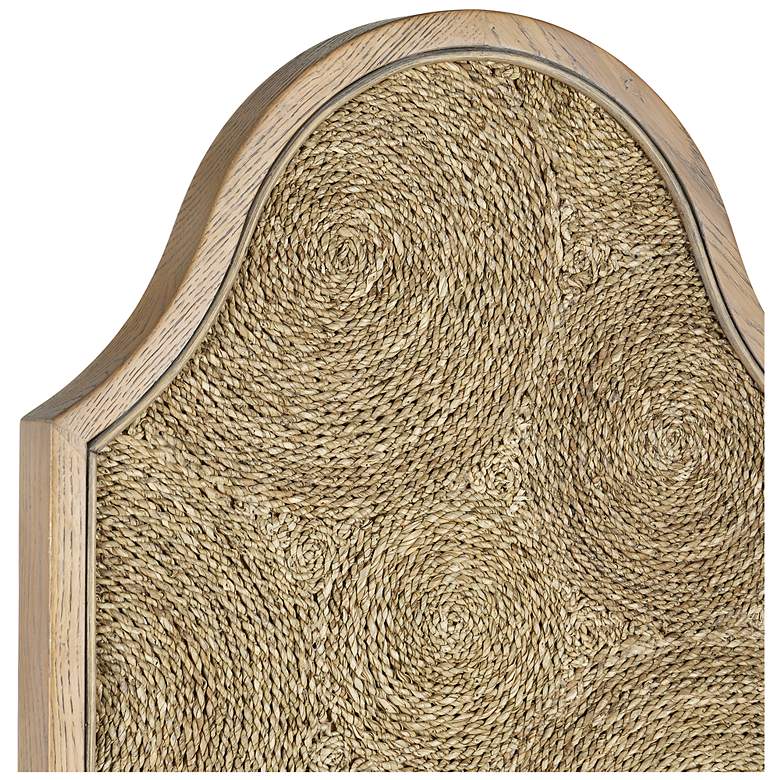 Image 4 Currey & Company 3-Panel Room Divider Sisal Screen more views