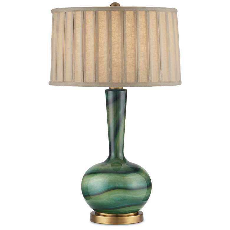 Image 2 Currey & Company 30.5" Lamartine Green Table Lamp