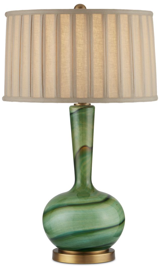 Image 5 Currey & Company 30.5" Lamartine Green Table Lamp more views