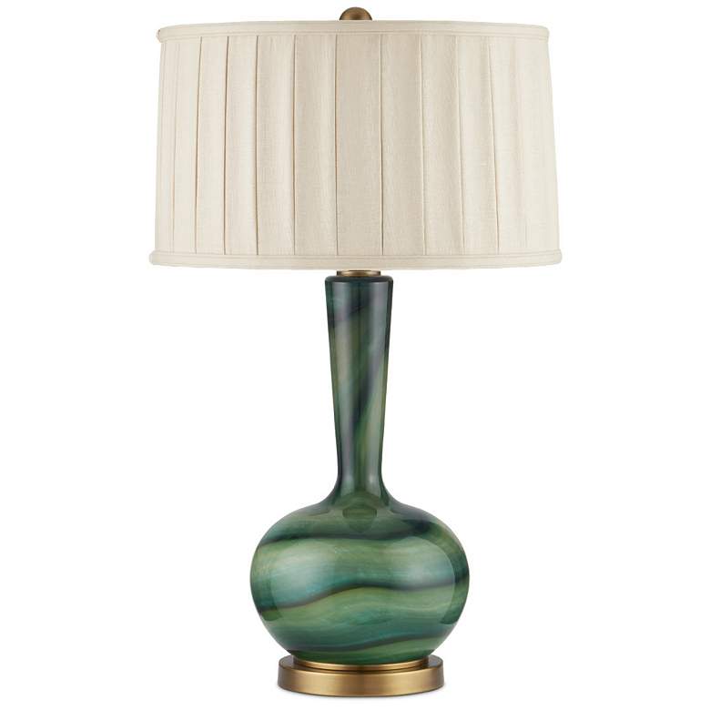 Image 6 Currey & Company 30.5" Lamartine Green Table Lamp more views