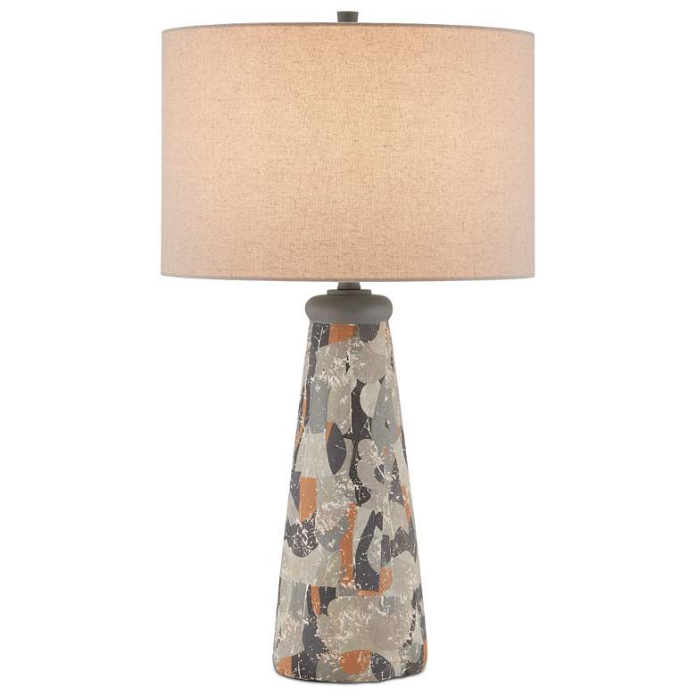 Image 1 Currey & Company 30" Multi-Color Oldwalls Table Lamp