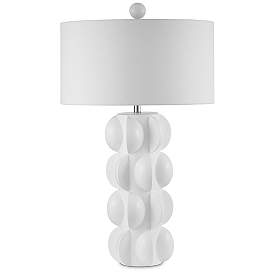 Image5 of Currey & Company 31.25" Saliszzole White Table Lamp more views