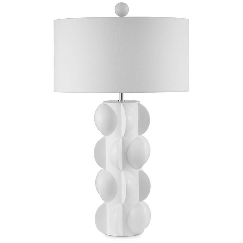 Image 6 Currey & Company 31.25" Saliszzole White Table Lamp more views