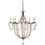 2_Currey & Company 31" Gold Crystal 8-Light Candelabra Chandelier