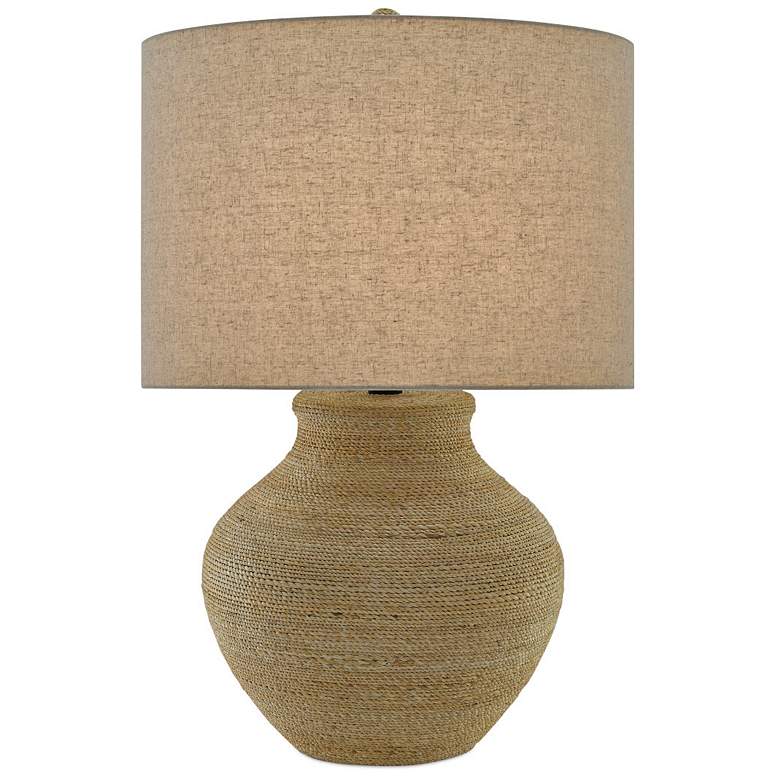 Image 1 Currey & Company 31" Hensen Rope Table Lamp