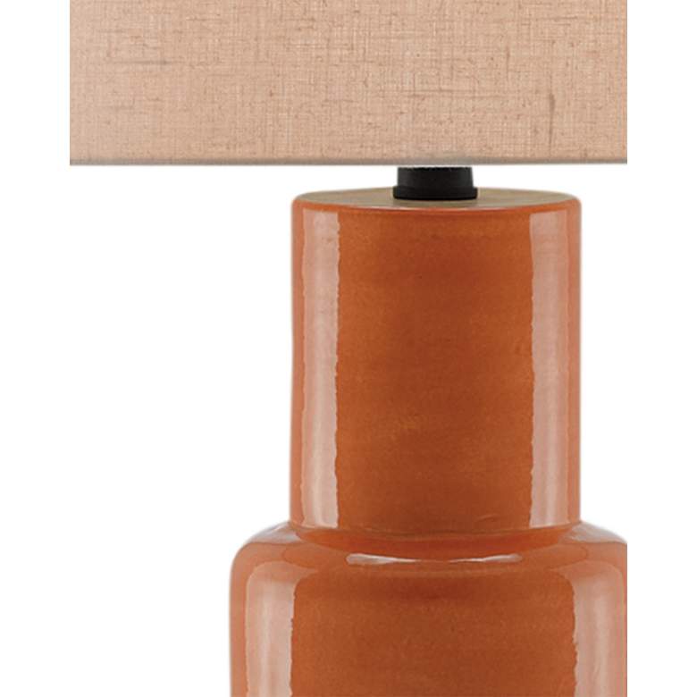 Image 2 Currey & Company 31" Janeen Orange Table Lamp more views