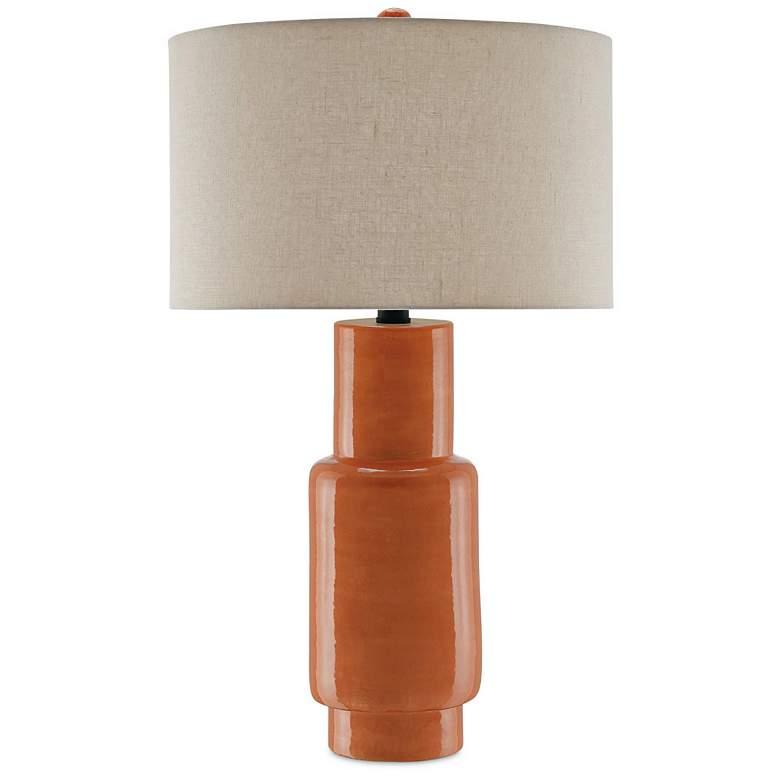 Image 3 Currey & Company 31" Janeen Orange Table Lamp more views