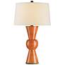 2_Currey & Company 31" Modern Upbeat Orange Terracotta Table Lamp