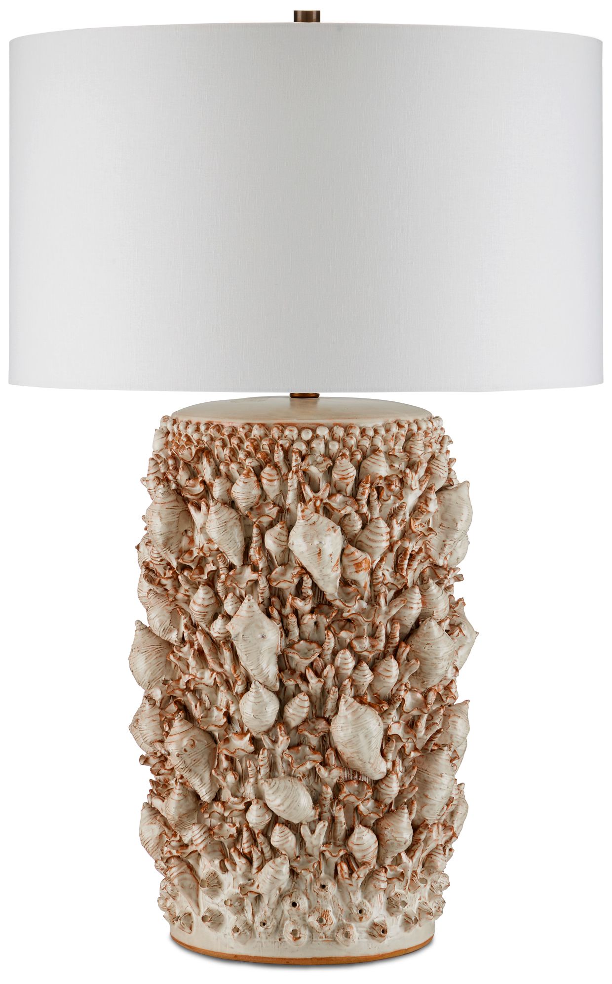 Image 5 Currey & Company 32.5" Corfu Ivory Ceramic Table Lamp more views